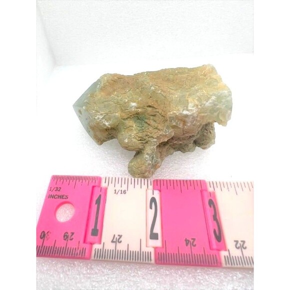 Beautiful Prehnite Raw Edge Point - Picture 7 of 8